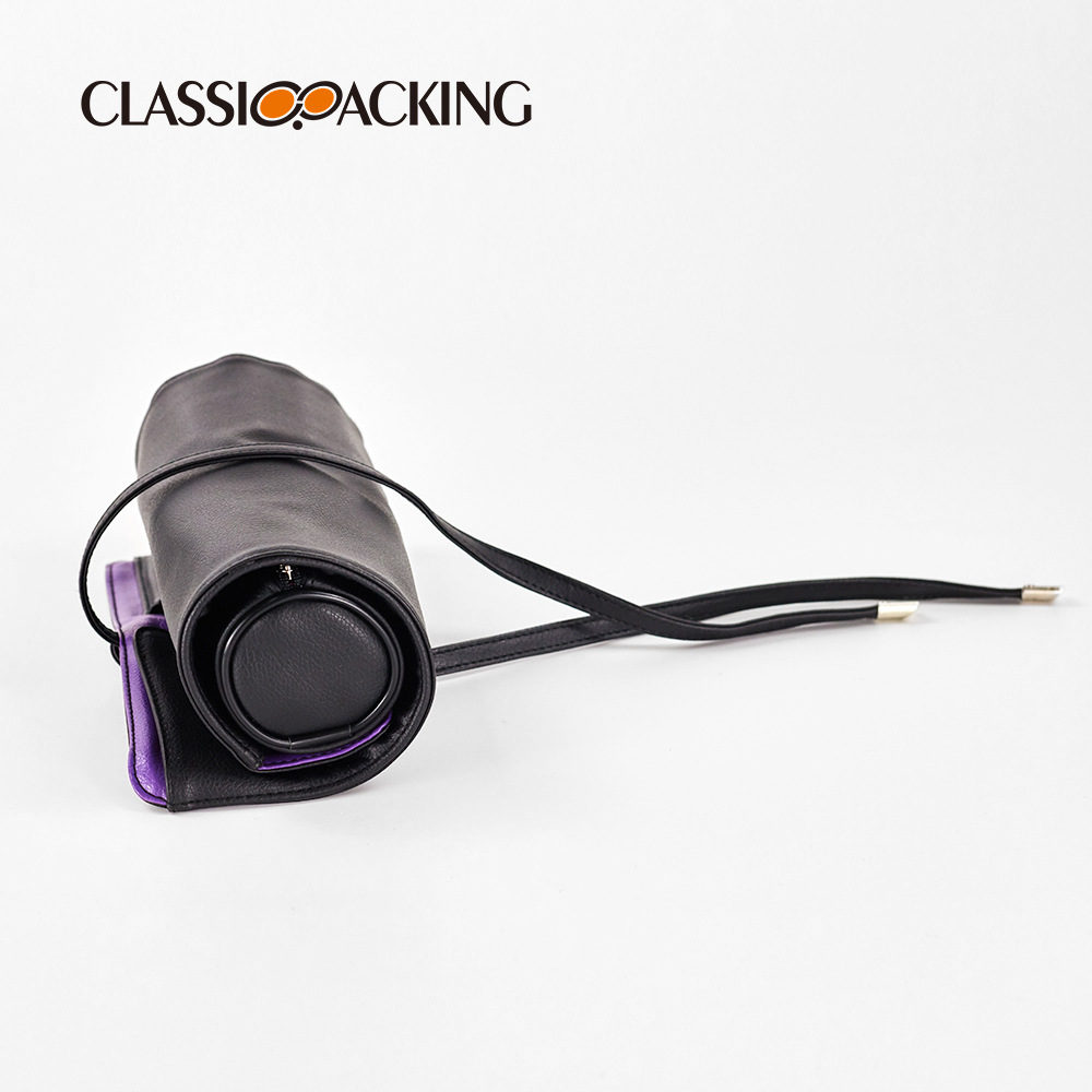 Bolsa de almacenamiento de cepillo de maquillaje popular transfronterizo portátil de gran capacidad rollo de viaje bolsa de lavado impermeable logotipo impreso