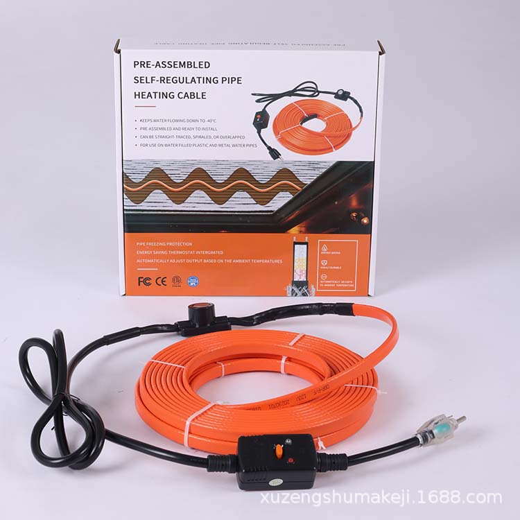 Cross border snow melting electric heat tracing greenhouse roof heating cable roof snow removal heat