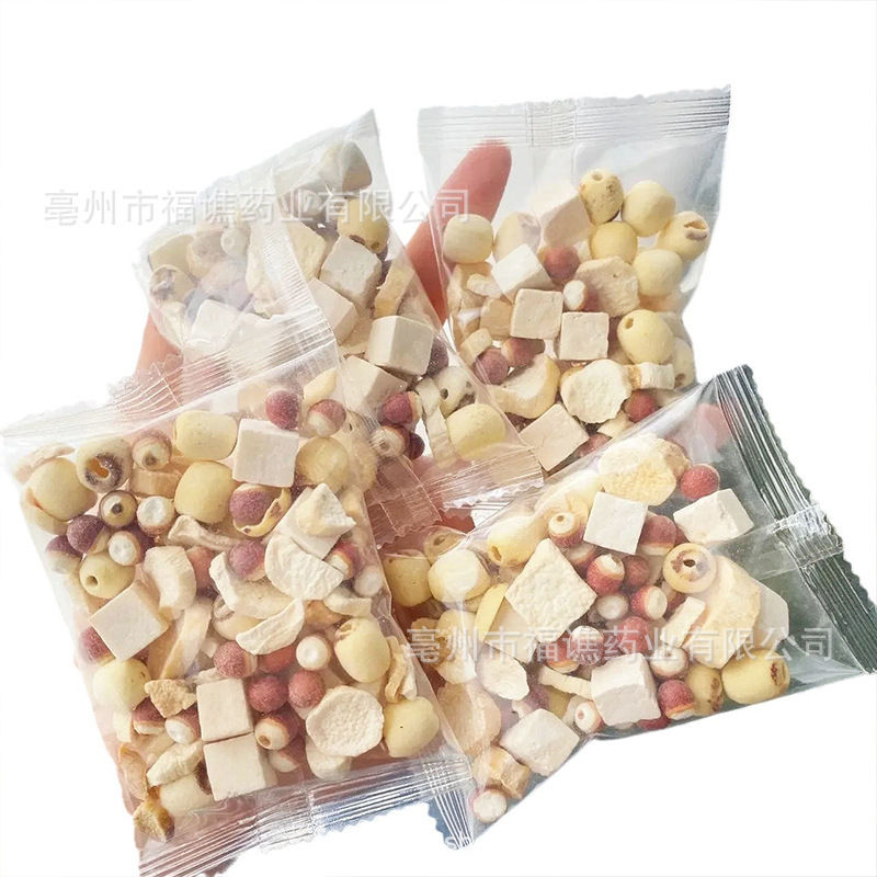 四神湯オニバス実蓮子茯苓山薬湯包煮水湯四神湯源工場卸売り代発蓮子|undefined