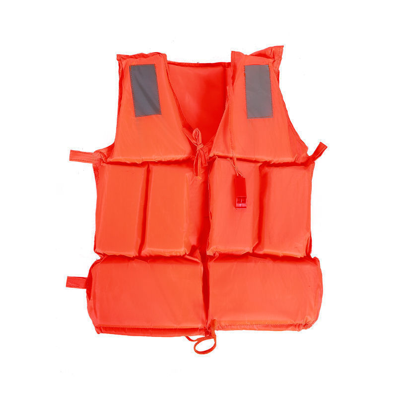 Chaleco salvavidas profesional portátil para adultos pesca buque puerto de snorkel engrosado chaleco de flotabilidad de Oxford para niños image 11