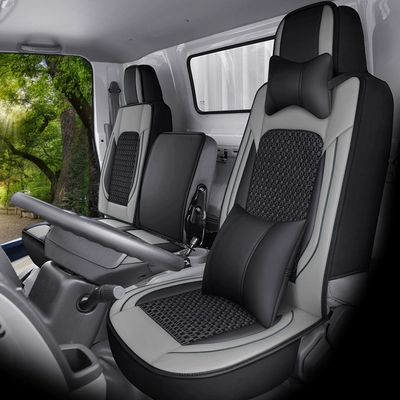 Seat cushion, seat cover, universal seat cover cross-border one-piece - co-pilot-deluxe-edition-gray