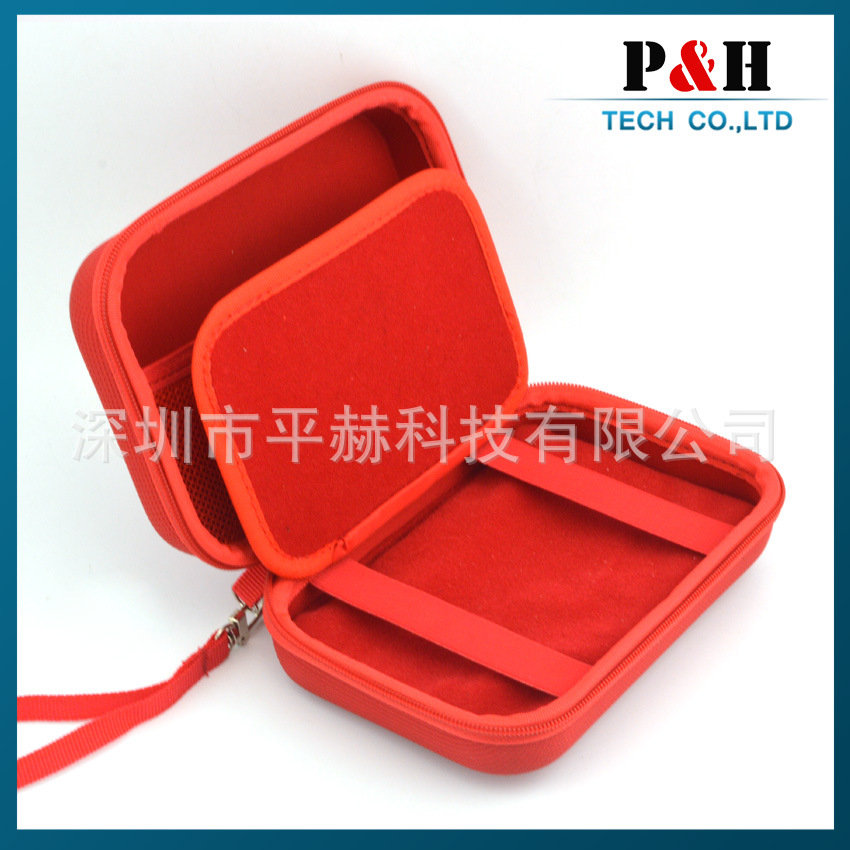 厂家EVA收纳盒 GPS导航仪6寸保护盒 防振荡EVA数据线收纳包