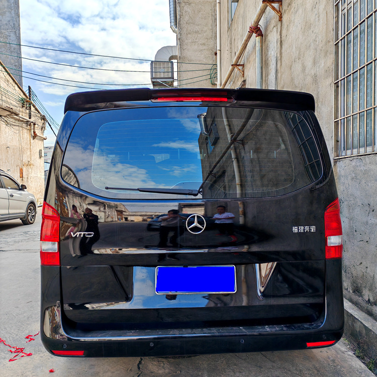 Suitable for 2016-2024 Mercedes-Benz Vito Rear Wing New V260/260L Modified and Upgraded Top Wing Fixed Wing