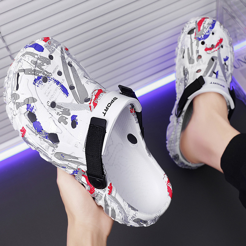 Zapatos con agujeros de talla grande transfronteriza 47 sandalias ligeras y transpirables