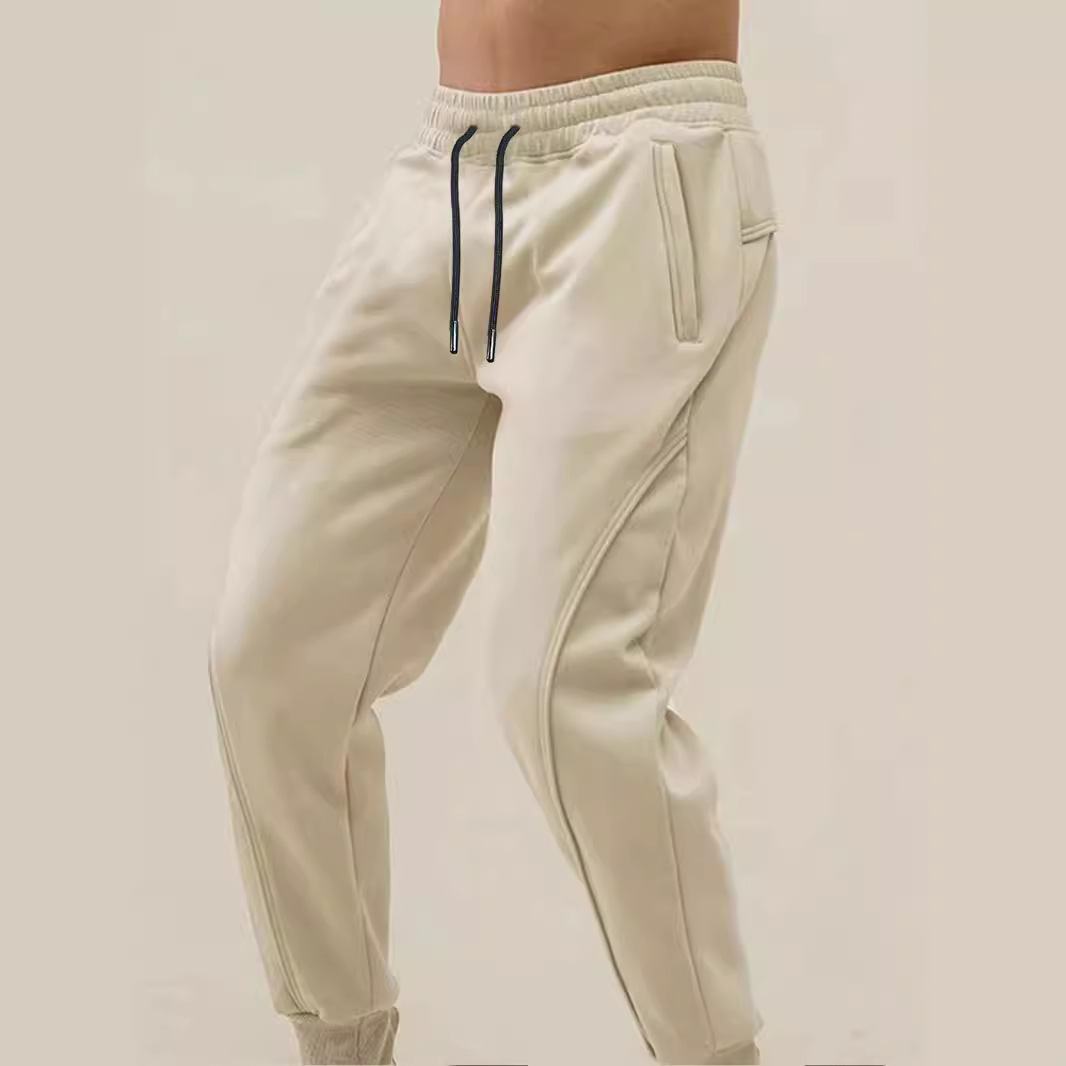 2024 nové ležérní sportovní tepláky, tréninkové svalové lékařské kalhoty, pánský styl_voghion.com