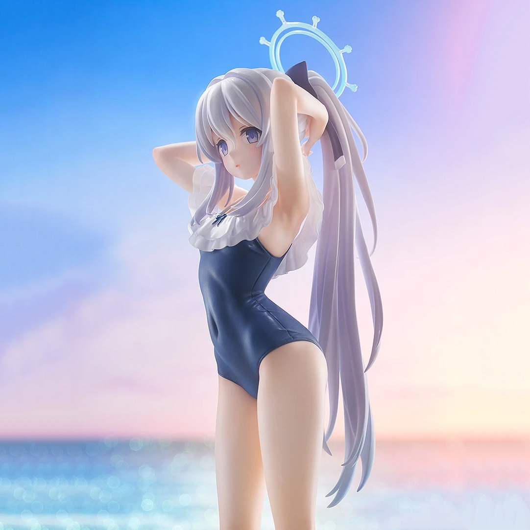 수영복 소녀 피규어 22cm 책상 장식 수집용