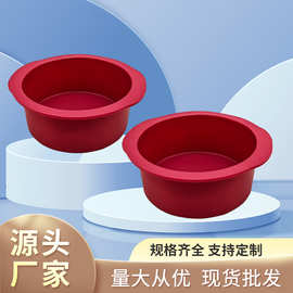 硅胶蛋糕模家用甜甜圈布丁甜点DIY烘焙用品工具圆形蛋糕杯厂家