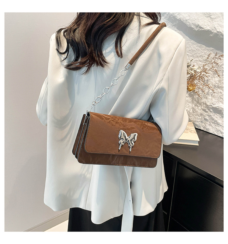 Modische und einfache Schleife Handheld Unterarm Damen 2024 Neue Stil Kette Mode Single Schulter Pendler Kleine Quadrat_voghion.com