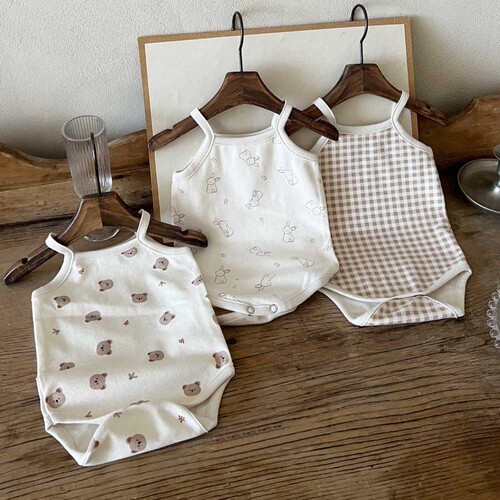 24 new summer baby sling ins Korean version baby bag fart clothing baby belly protection clothing crawling clothing small vest