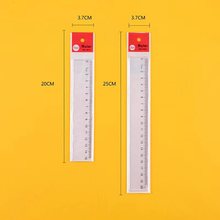 15/20cm曲线直尺波浪尺单面刻度透明塑料直尺源头批发学生支持定