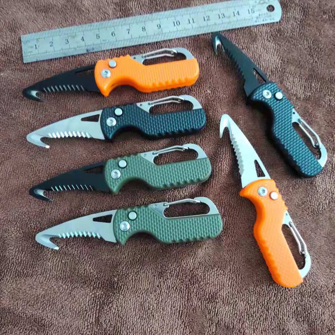 直拱便扩携开箱刀多用途户外随身求生工具折叠刀方便车上备用工具