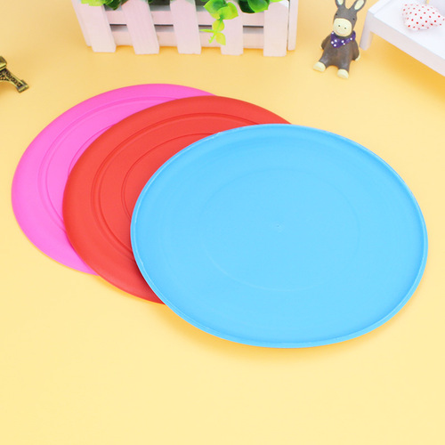 Pet flying disc wholesale soft flying disc pet flying saucer TPR non-toxic teeth pet throwing training dog toy durable biting