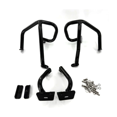 Years Engine Guard Bumper – Motorcycle bumper - saddlebag-rear-bumper-black-export-quality-thickened-set
