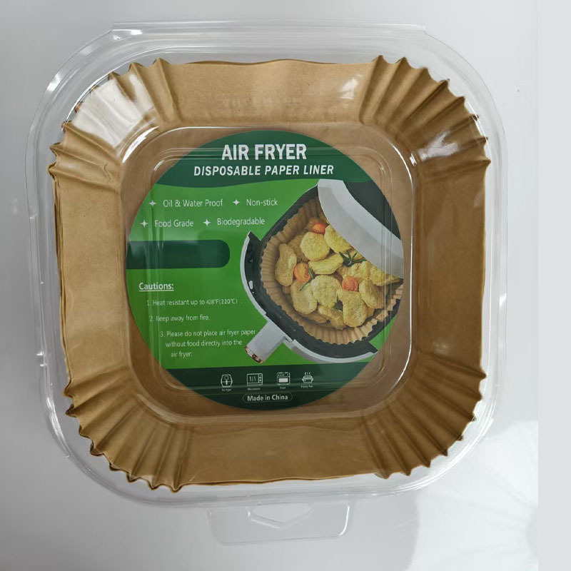 特大エアフライヤー専用紙角型円形紙皿シリコン油紙焙煎家庭用油吸収紙食品紙マット|undefined
