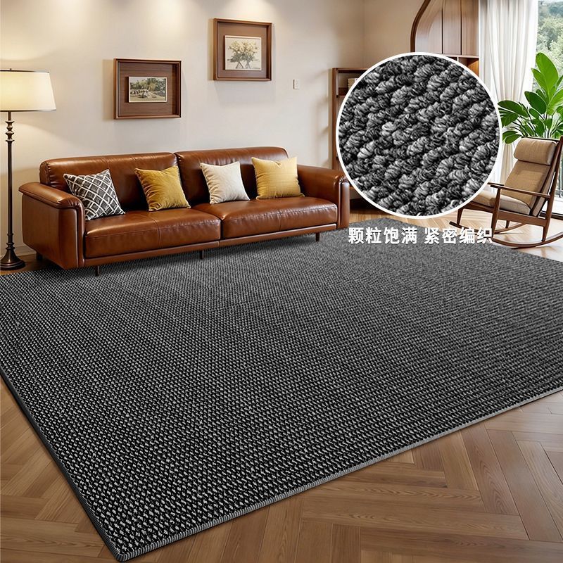 ✅ Alfombra circular sencilla con diseño de piña, imitación de sisal, tapete para estudio fotográfico, tapete para sala de estar, tapete para puerta de ventana, lavable