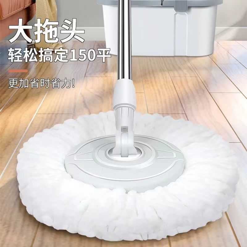 Trapeador rotatorio doméstico de doble uso sin lavado a mano trapeador plano barril de trapeador perezoso artefacto de trapeador seco de trapeador limpio