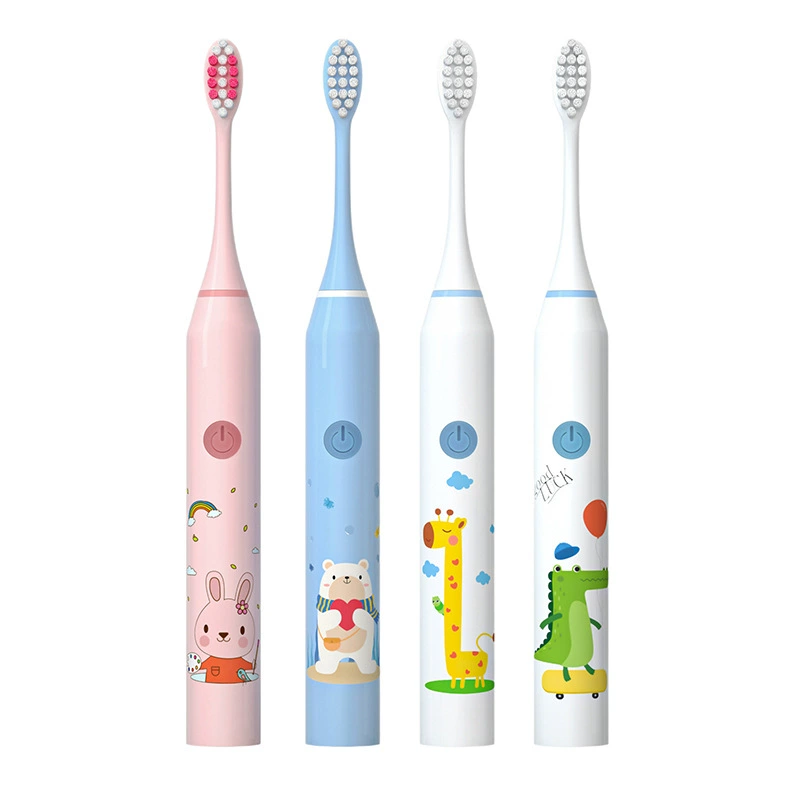 Children's cartoon soft rechargeable toothbrush, (Cross-border trading), wholesale