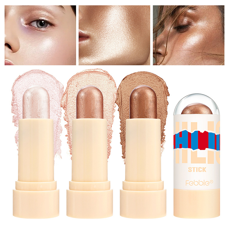 USHAS punto transfronterizo barra de resaltado impermeable duradero brillo metálico estereoscópico reparador FBC014