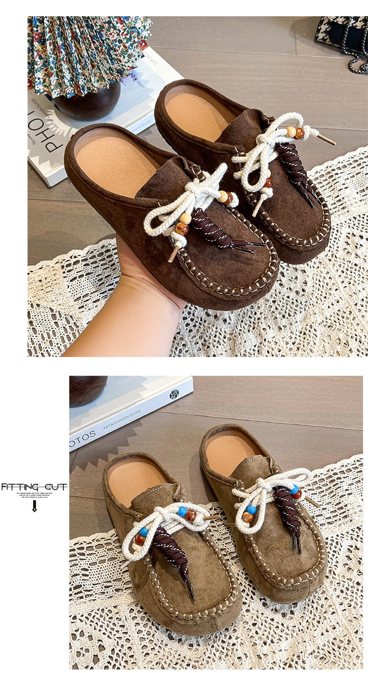 Pantofole donna comode con perline e suola spessa da casa_voghion.com