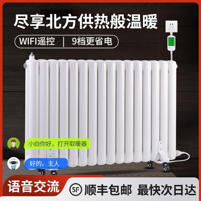 加水电暖气片省电家用静音注水取暖器水循环电暖器无辐射插电散热
