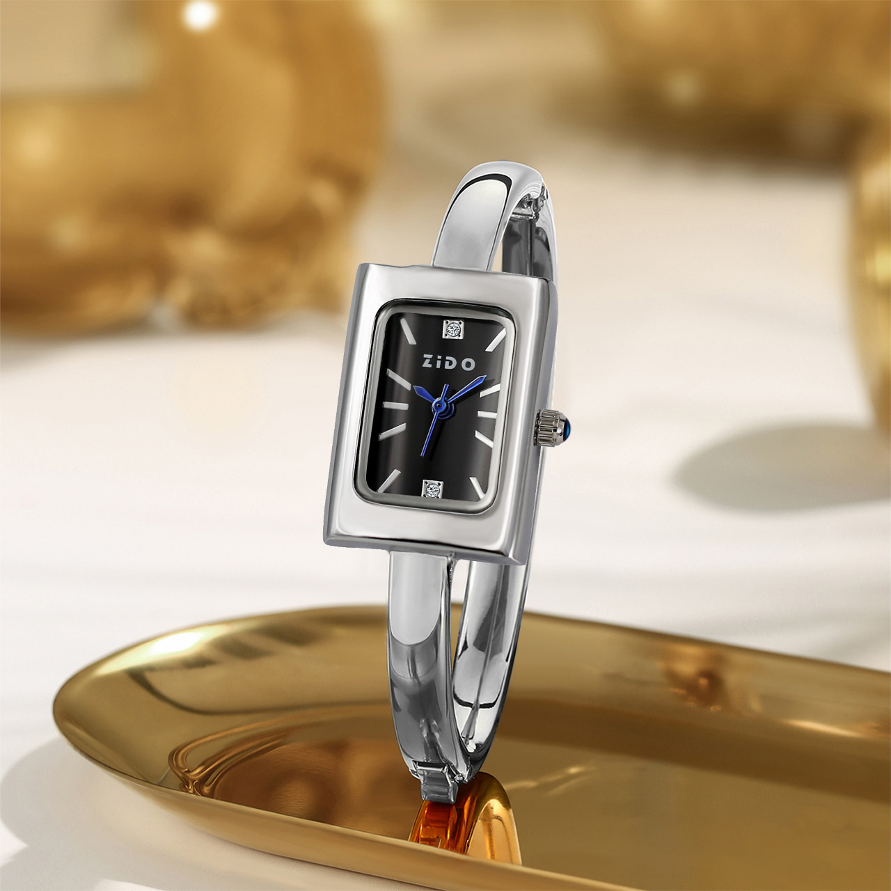 Watch Small Gold Watch Women's Light Luxury Niche Design Watch Temperament Ladies Watch Square High-End Bracelet Watch