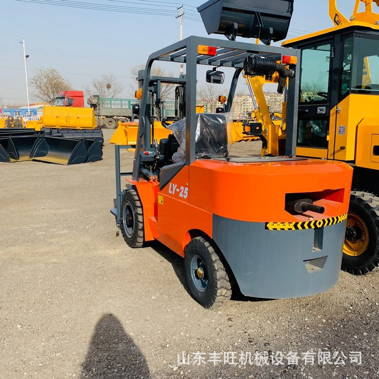 四驱柴油2吨叉车 集装箱用蓄电池叉车 大容量锂电液压堆高车