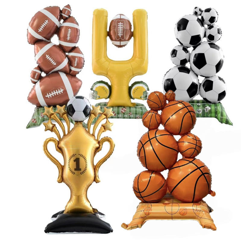Large Standing Football Pile Aluminum Film Balloon Standing World Cup Aluminum Foil Balloon World Cup Party Decoration Supplies Large Standing Football Pile Aluminum Film Balloon Standing World Cup Aluminum Foil Balloon World Cup Party Decoration Supplies