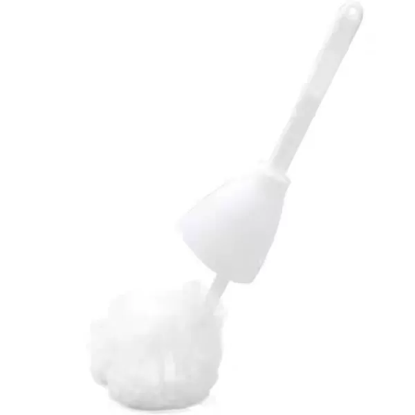 Squeeze toilet brush