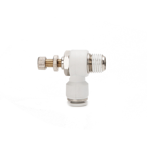 SL throttle valve 8-02 white regulating valve air hose fitting quick-thread fast-connect pneumatic speed control switch SL6-M5