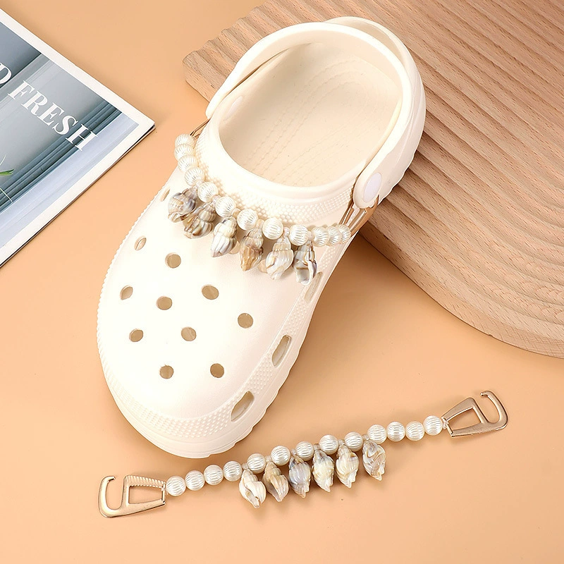 Accessory pearl, removable footwear buckle, DIY