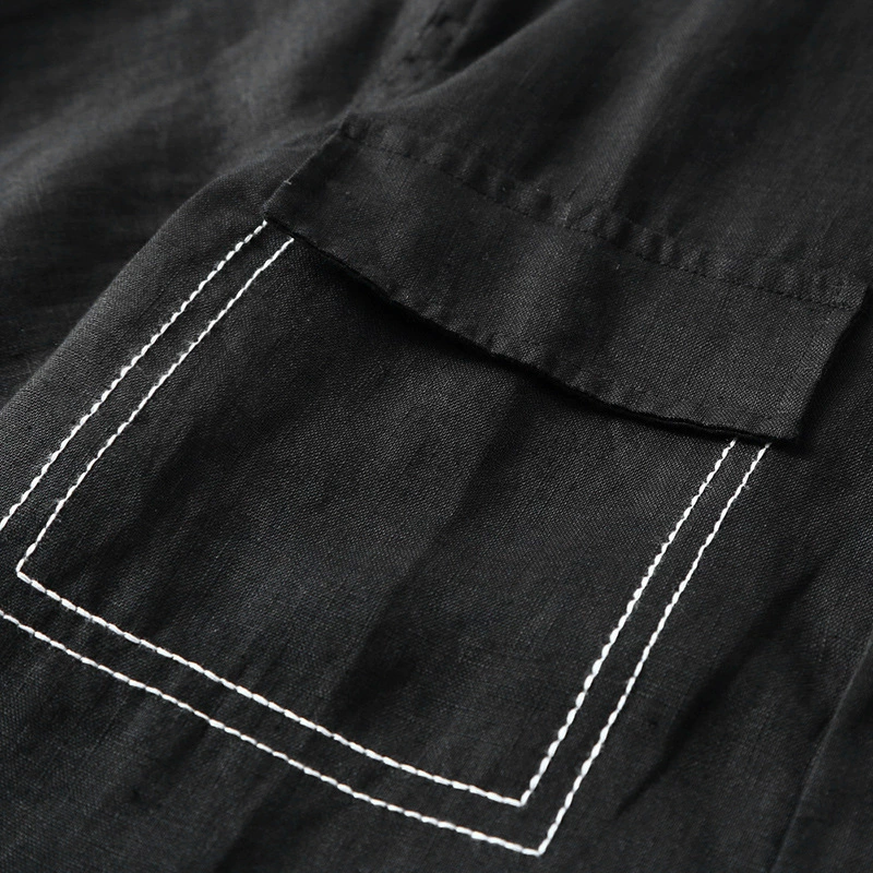 Summer shirt, plus size, cotton and linen