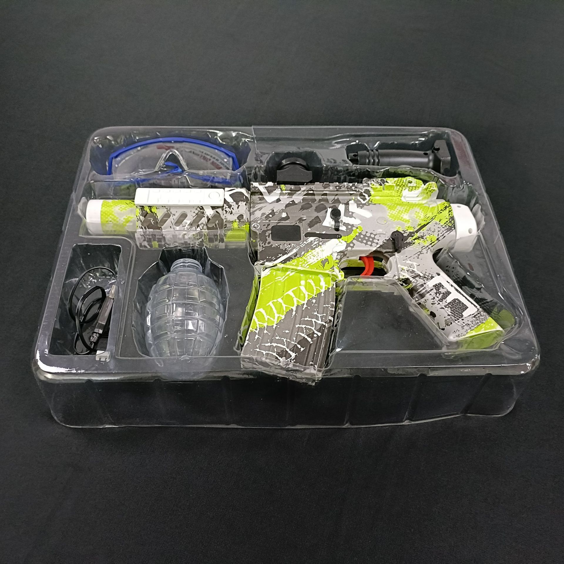 Caja de plástico de embalaje de pistolas de juguete personalizadas fabricantes de cajas de plástico de Shenzhen mascotas transparentes bandejas de plástico de PVC