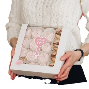 100 pieces/pack cute expression special-shaped stickers gift box stickers sealing stickers fast food takeaway packaging Thank You stickers