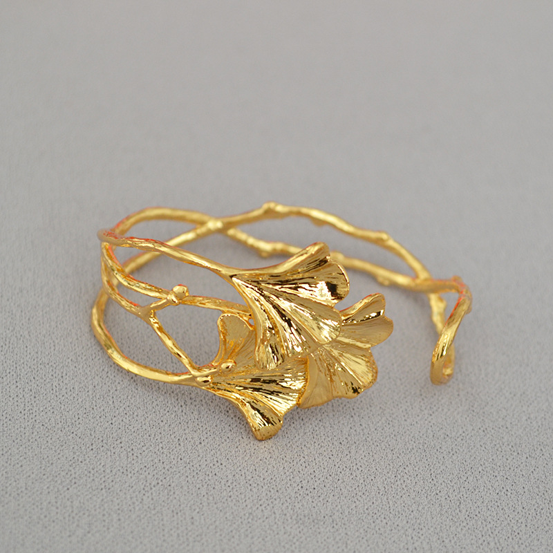 Brass Plating Solid Color Bangle display picture 7