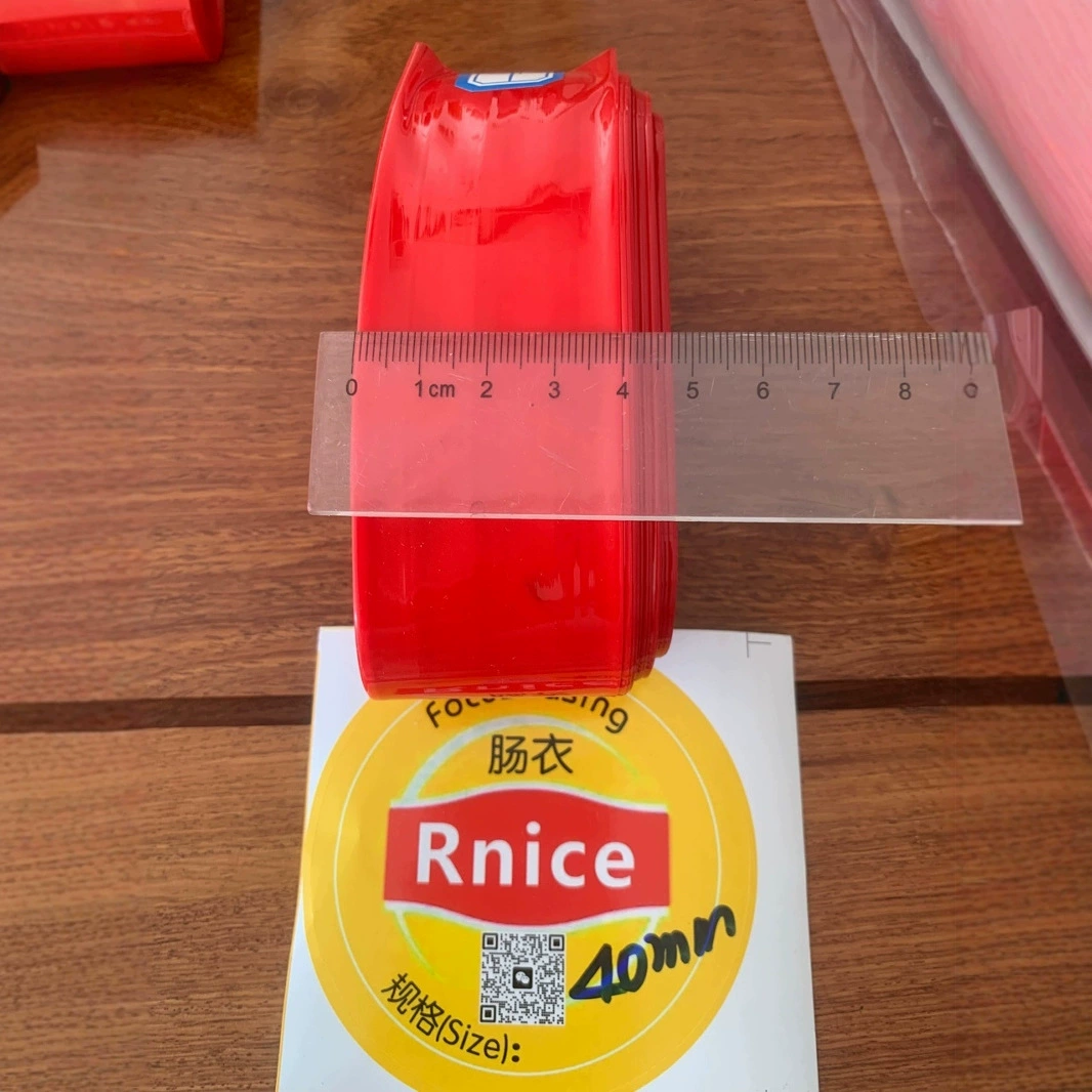 Съемный веганский оболочечный материал из пластика, подходящий для рыбных, куриных, овощных и бобовых колбас.