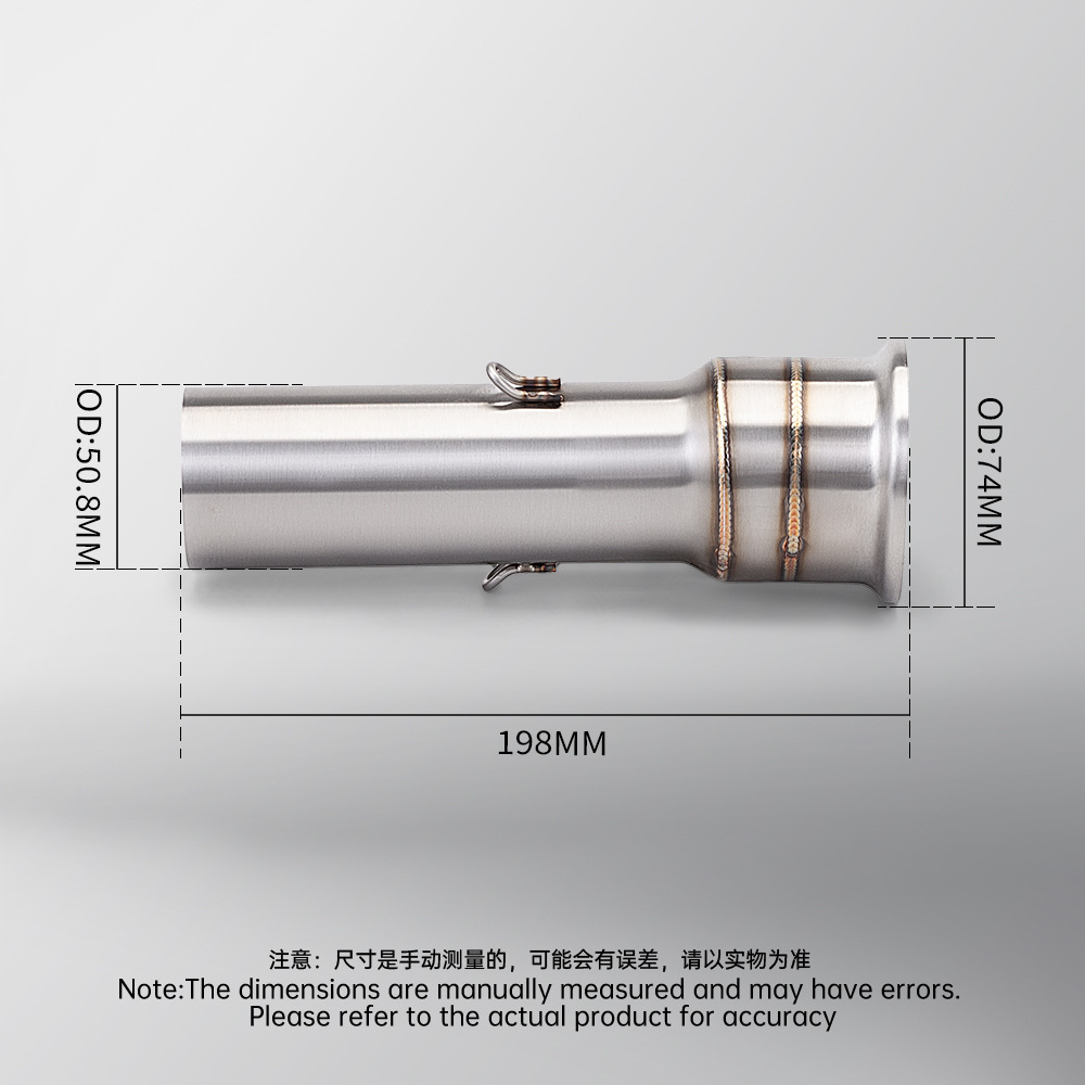 1050 1090 1190 1290ADV exhaust pipe stainless steel middle and tail section 2013-2019 non-destructive installation