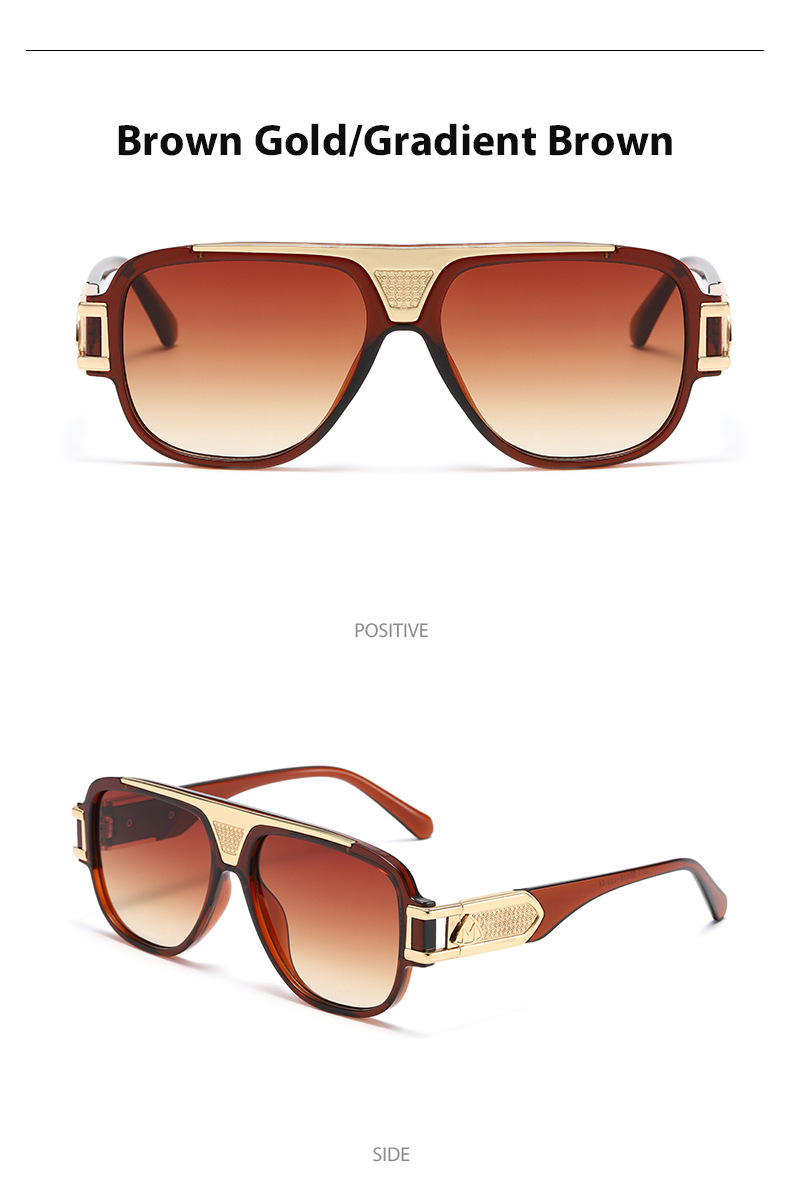 Fashion Toad Mirror Sunglasses Sunglasses Premium Sense Sunscreen Sunglasses_voghion.com