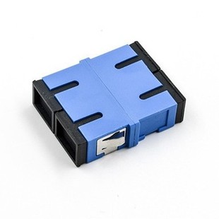 SC Telecom Grade Low Loss Duplex Ear-less Split Welded Fiber Optic Adapter Fiber Optic Flange SM/MM/OM3