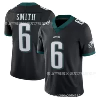 Футбольная майка NFL Eagles 6 черная Eagles DeVonta Smith Джерси может быть отправлена от имени других людей