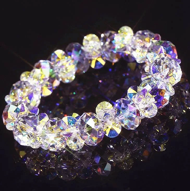 Изящный модный Crystal браслет с jade, европейский стиль