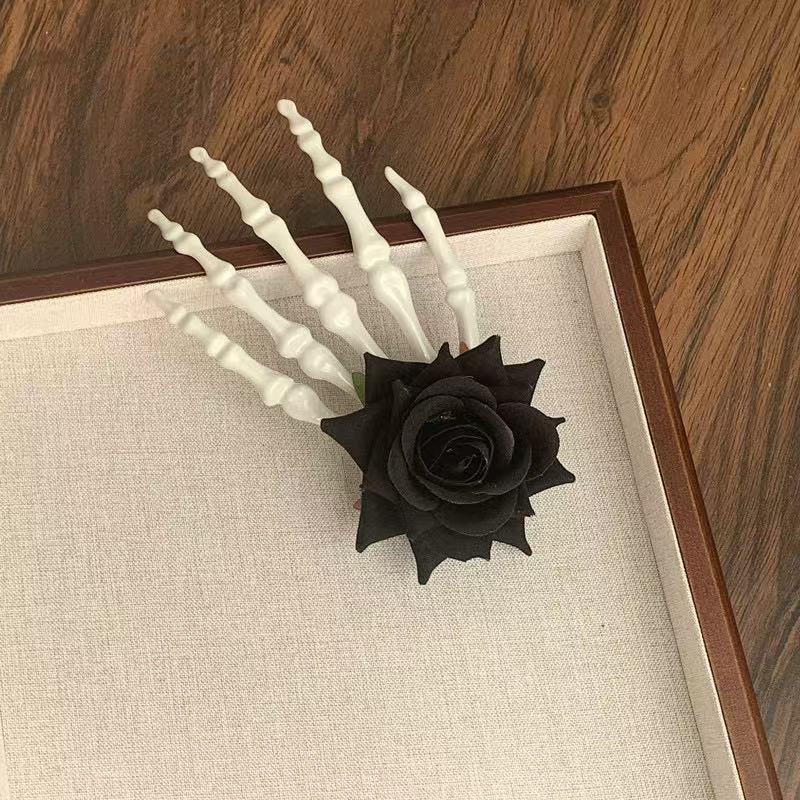 万圣节发夹边夹可爱搞怪南瓜幽灵鬼头节日暗黑发卡派对聚会装扮女|undefined