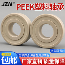 PEEK塑料轴承 6200 6201 6202 6203 6204 6205 6206 2RS 双面密封