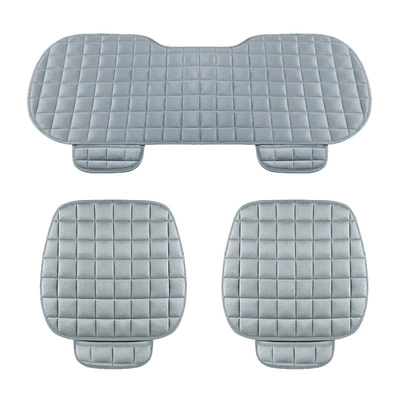 Seat cushion, seat cover – Universal Single Piece Three-Piece Set - gray-three-piece-set-universal