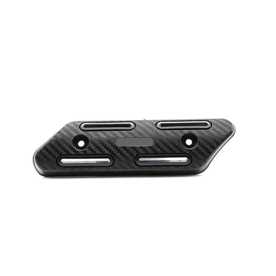 Motorcycle Modified Exhaust Pipe Anti-Scalding Cover, Heat Insulation Decorative Cover, Heat Insulation Protection Exhaust Cover, Heat Dissipation and Anti-Scalding (Motorcycle Safety Supplies) - all-black-abs-anti-scald-cover-not-high-temperature-resistant