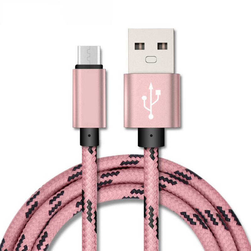 Typec teléfono móvil nylon trenzado cable de carga Tigre patrón 2A carga rápida cable de datos usb universal adecuado para android apple