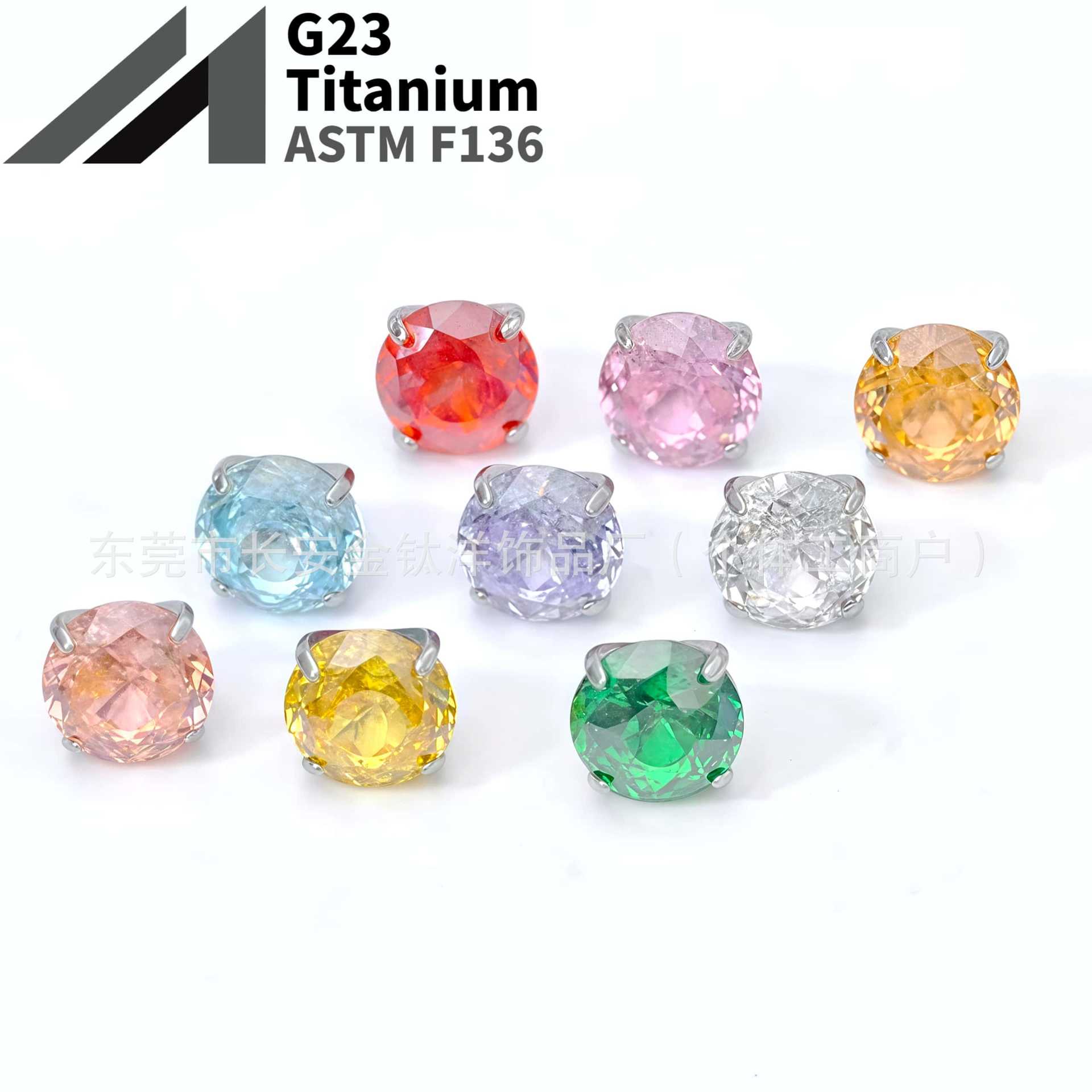 16G labret stud size and finish detail