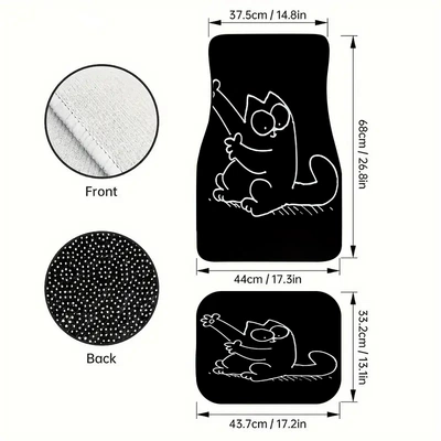 Pattern Printed Car Driver's Foot: Universal Foot Pad