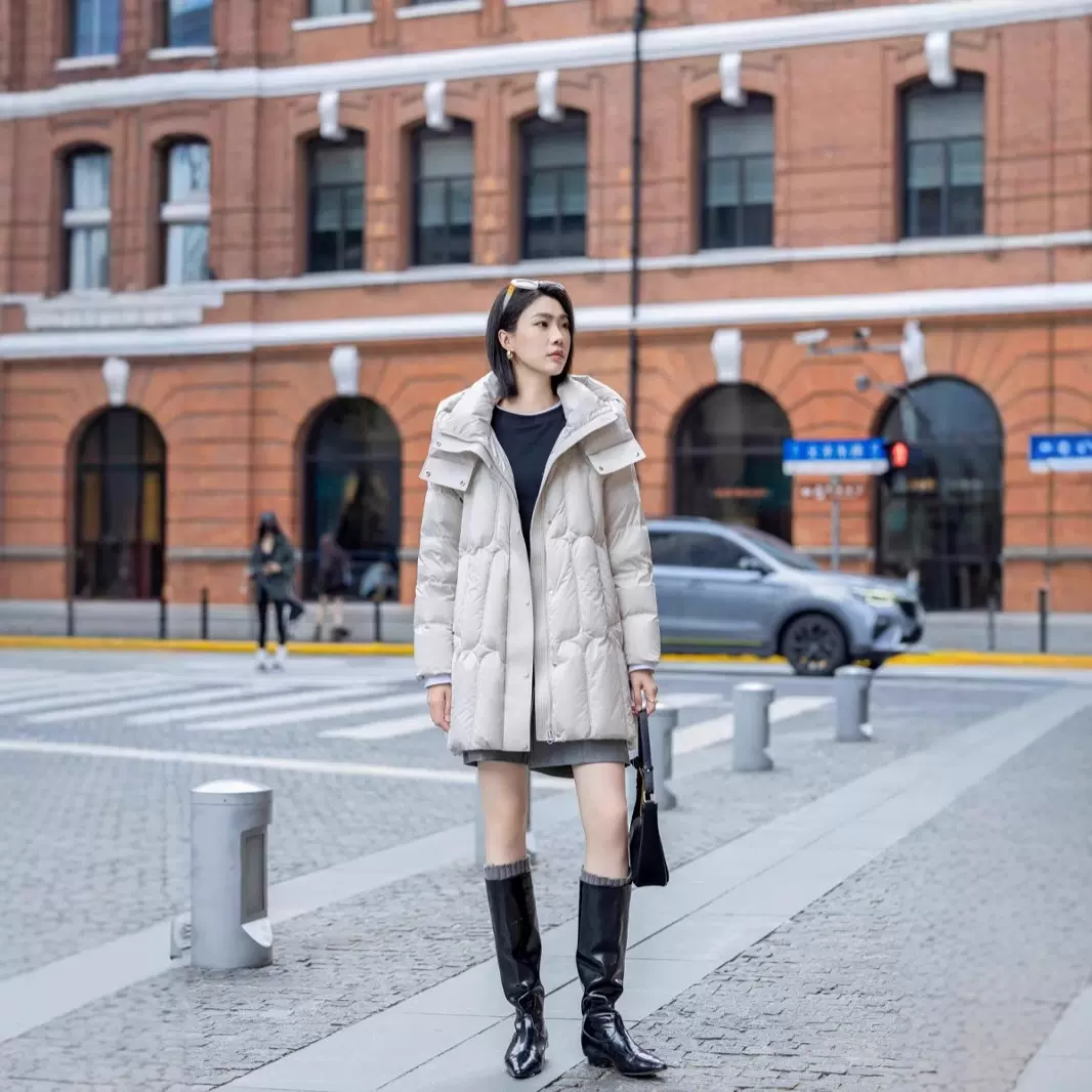 源头工厂冬新款A版羽绒服女90鹅绒服外套中长款
女人味
