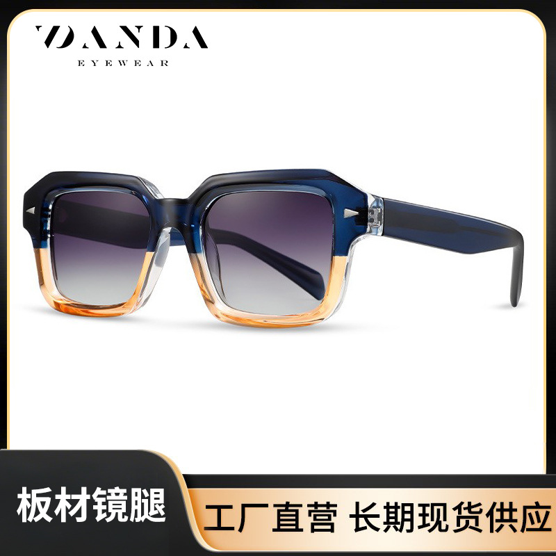 Nuevas gafas de sol polarizadas de placa S31114 Gafas de sol de moda para mujer de tiro callejero Gafas de sol para hombre de conducción al aire libre