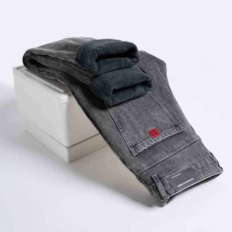 Winter jeans, keep warm trousers